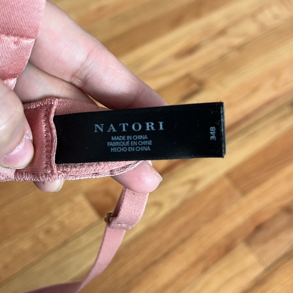 NATORI Bliss Perfection Contour Underwire Lace Trim T-Shirt Bra 34B - Picture 3 of 3